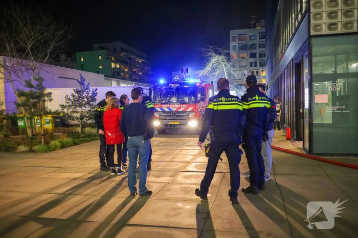 Brand in bijgebouw van Gerrit Rietveld Academie