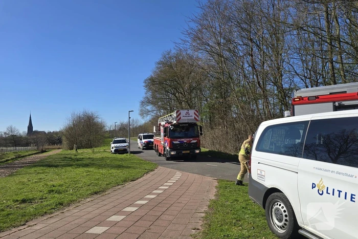 Scootmobiel te water bij incident