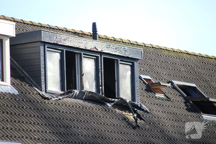 Brand op zolder eist leven van kat