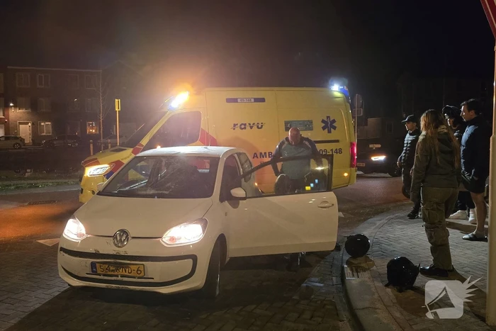 Scooterrijder gewond bij aanrijding