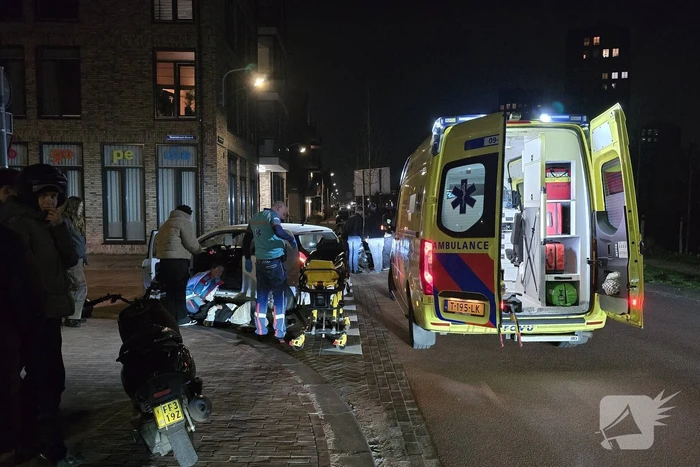 Scooterrijder gewond bij aanrijding
