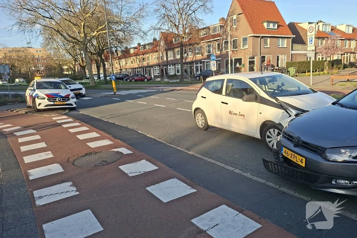 Fikse schade na aanrijding op kruising