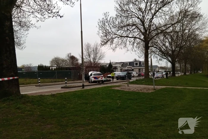 Scooterrijder onderuit tijdens achtervolging