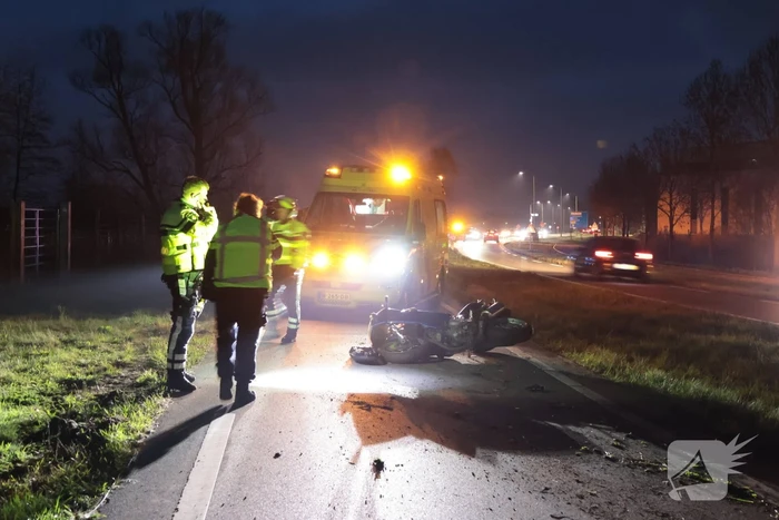 Motorrijder gewond bij ongeval