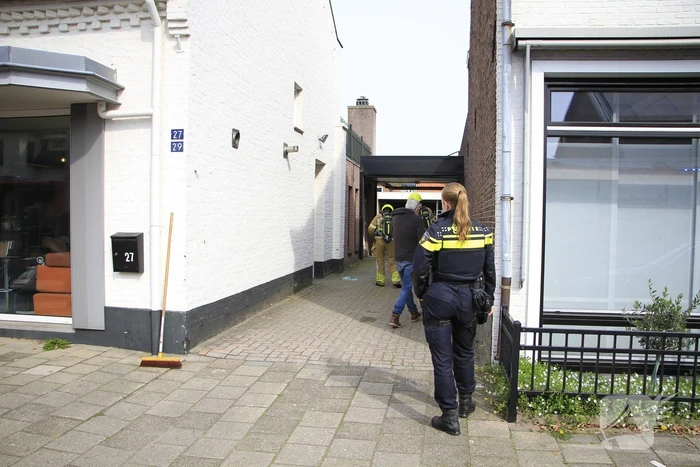 Gaslekkage leidt tot wegafsluiting