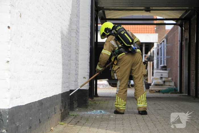 Gaslekkage leidt tot wegafsluiting