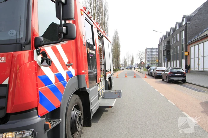 Gaslekkage leidt tot wegafsluiting
