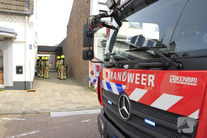 Gaslekkage leidt tot wegafsluiting