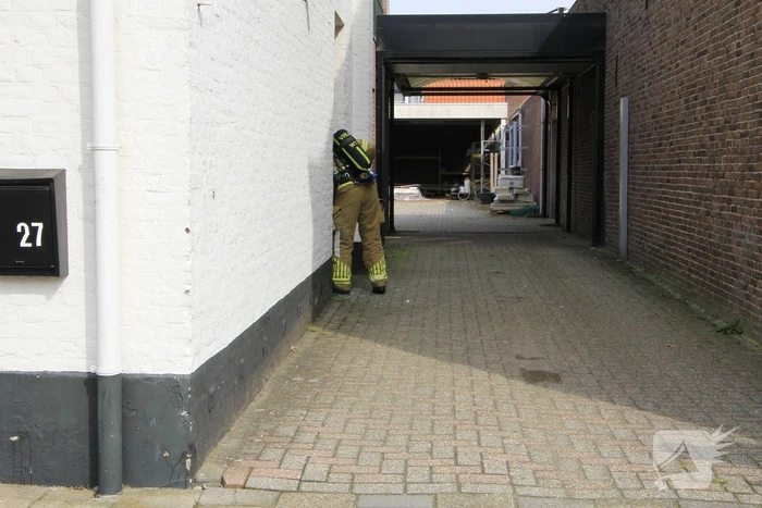 Gaslekkage leidt tot wegafsluiting