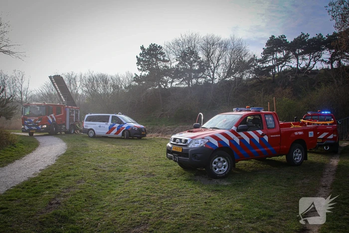Brand in duingebied snel onder controle