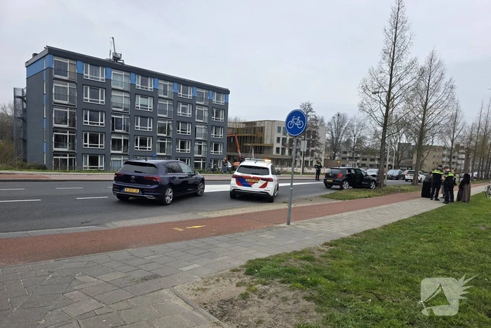 Auto komt tot stilstand tegen boom
