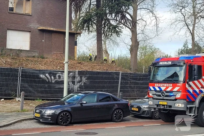 Woningbrand in leegstaand pand