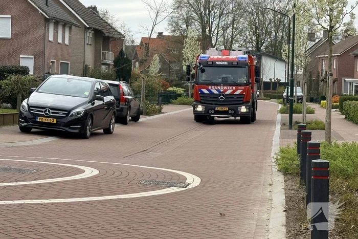 Gaslek in woning leidt tot brandweeractie