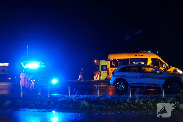 Ernstig ongeval met drie voertuigen