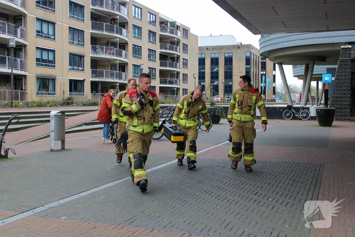 Brandweer knipt slot van fiets