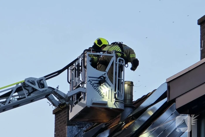 Brandweer ingezet vanwege schoorsteenbrand