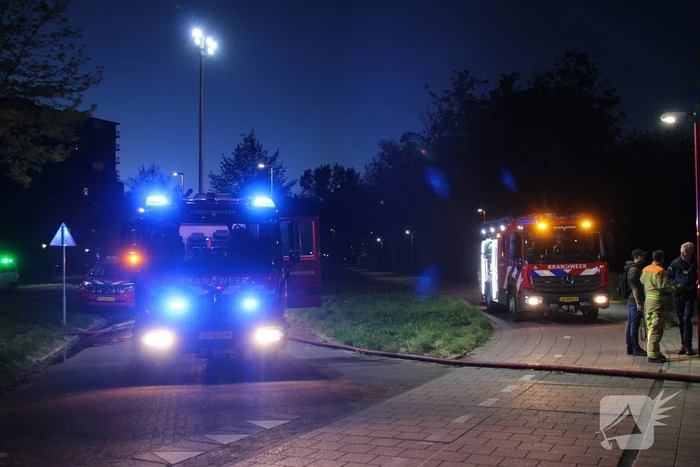 Brand in kantoorpand leidt tot grote inzet brandweer