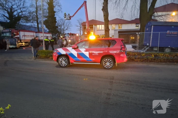 Industriebrand in diervoedersbedrijf