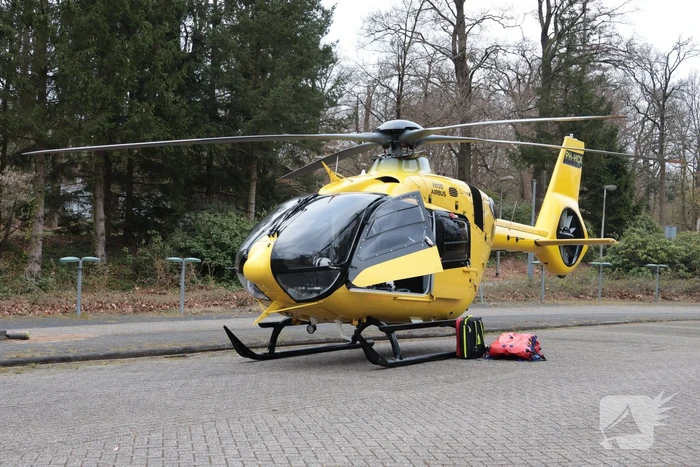 Opnames met helikopter bij Tergooi ziekenhuis
