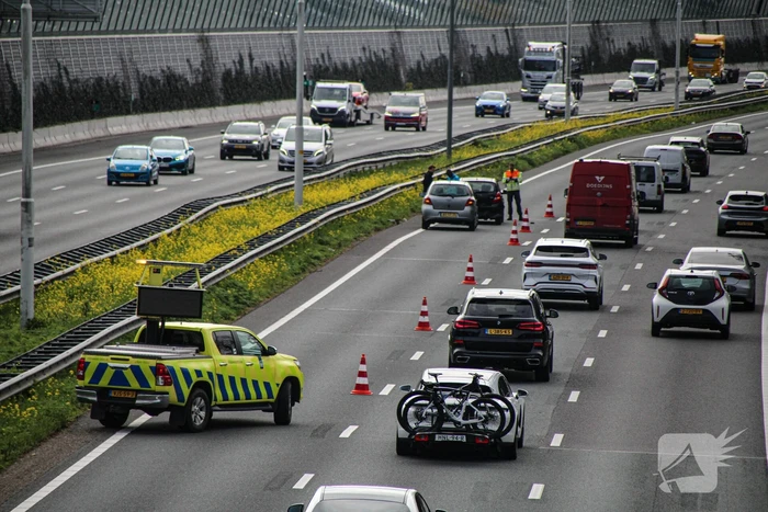 Kop-staartbotsing zorgt voor flinke verkeershinder