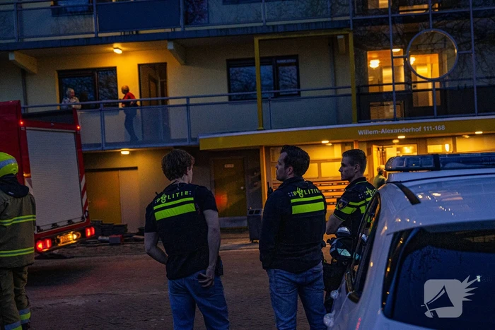 Dakbrand in flatwoning opschudding in Uden