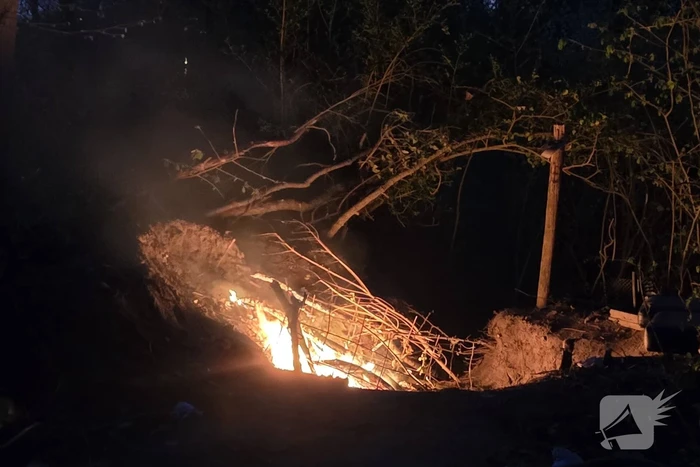 Buitenbrand in Katwijk vermoedelijk aangestoken
