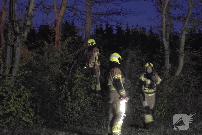 Buitenbrand in Katwijk vermoedelijk aangestoken
