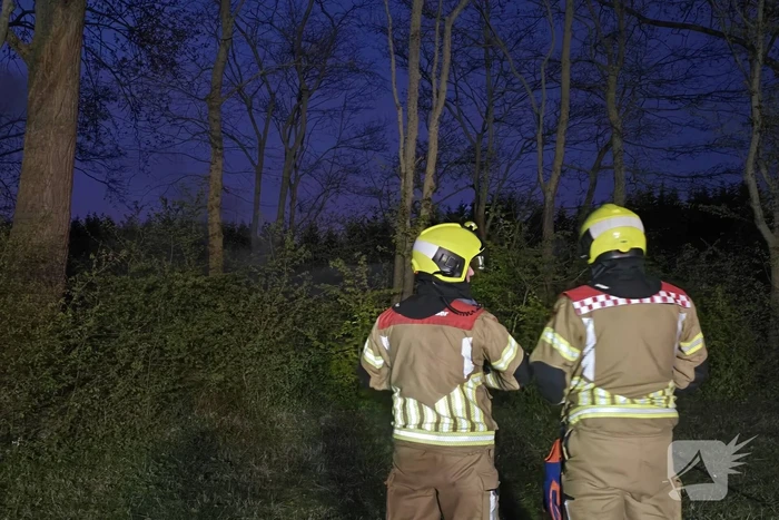 Buitenbrand in Katwijk vermoedelijk aangestoken
