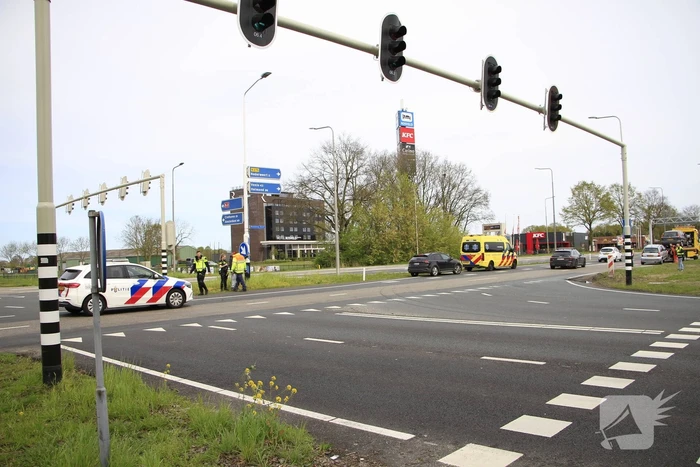 Ongeval met meerdere beschadigde voertuigen