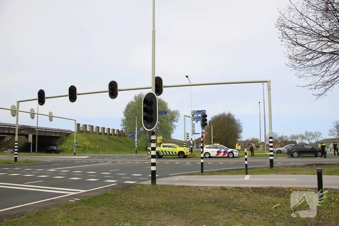 Ongeval met meerdere beschadigde voertuigen