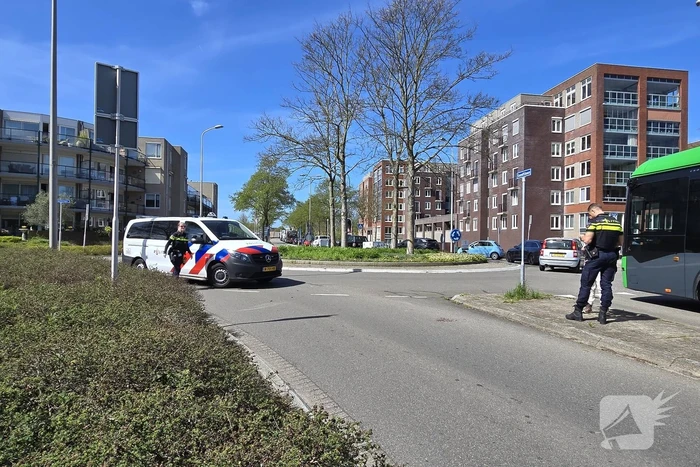 Ongeval tussen auto en motorscooter