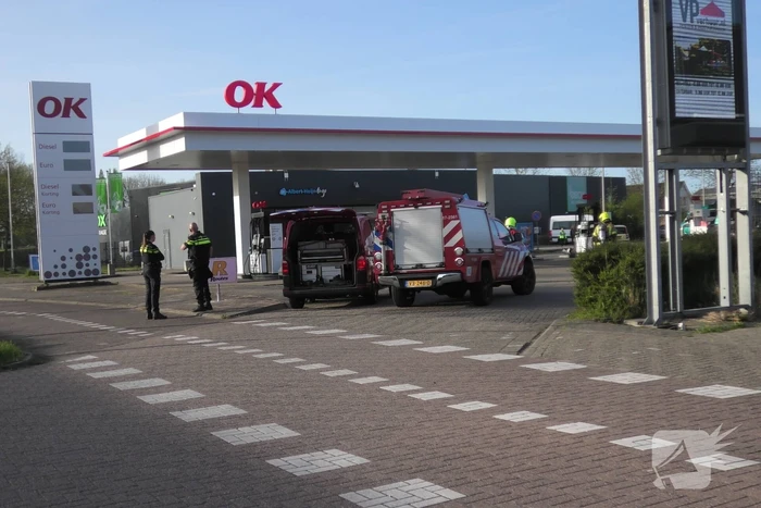 Gaslekkage bij vernieuwd tankstation