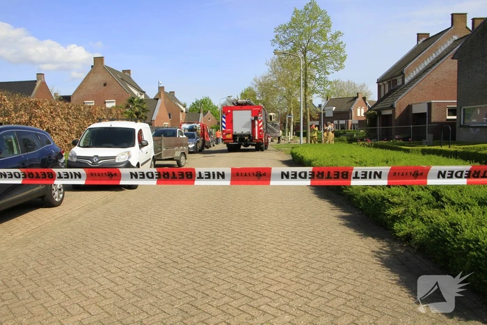 Gasleiding geraakt tijdens graafwerkzaamheden