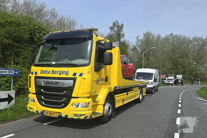 Aanrijding tussen twee automobilisten