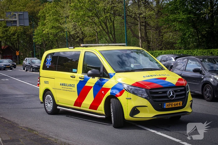 Kop-staartaanrijding tussen twee auto's
