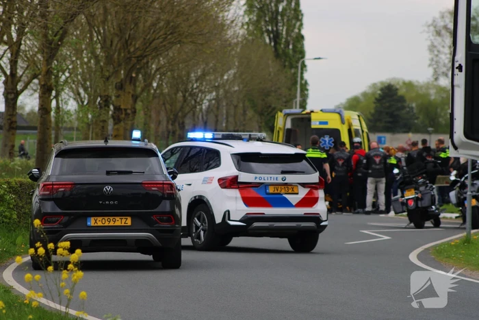 Motorrijder met spoed naar ziekenhuis na valpartij