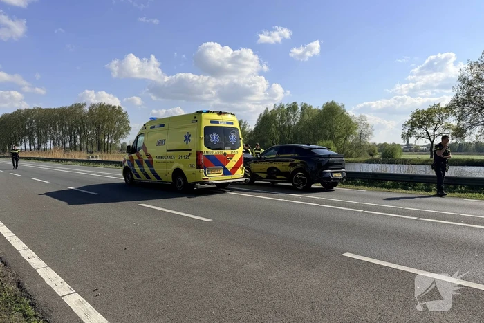 Kopstaart aanrijding leidt tot gewonde