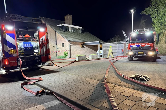 Brand in winkel leidt tot grote brandweerinzet