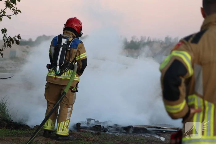 Buitenbrandje snel geblust