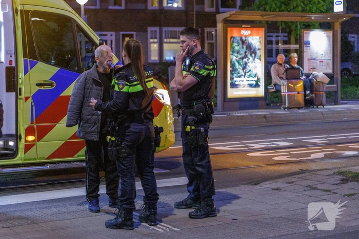 Scooter botst op tram na vreemd gedrag bestuurder