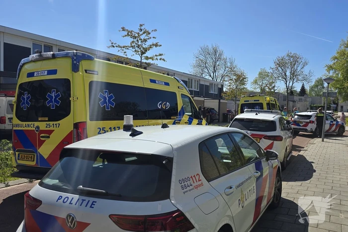 Veel hulpverleners aanwezig bij incident in woonwijk