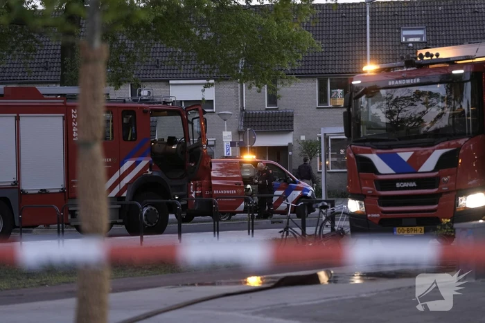 Brand in flatwoning veroorzaakt schade
