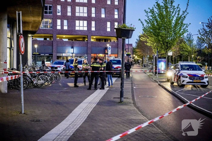 Winkel beschadigd bij schietpartij