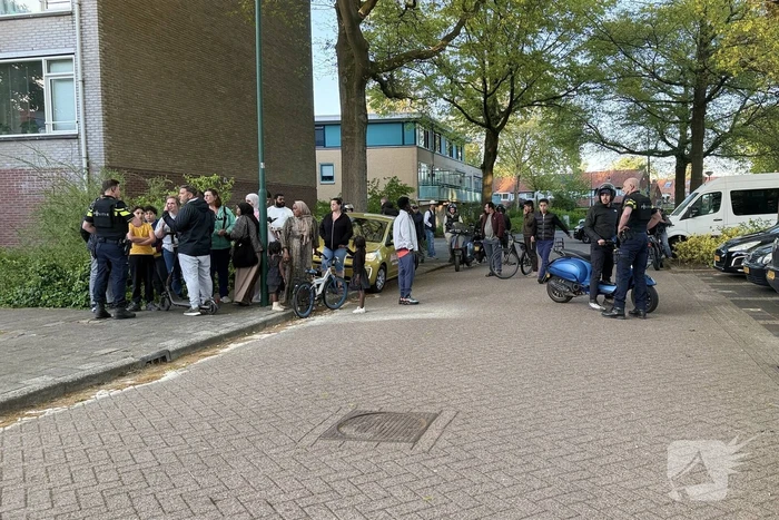 Grote politie-inzet na mogelijke gassituatie