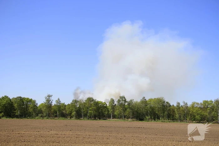 Heidebrand op oefenterrein Defensie snel opgeschaald