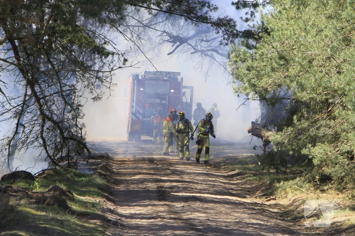 Heidebrand op oefenterrein Defensie snel opgeschaald