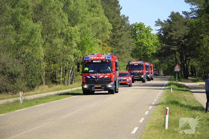 Heidebrand op oefenterrein Defensie snel opgeschaald