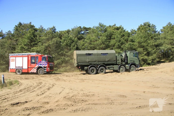 Heidebrand op oefenterrein Defensie snel opgeschaald