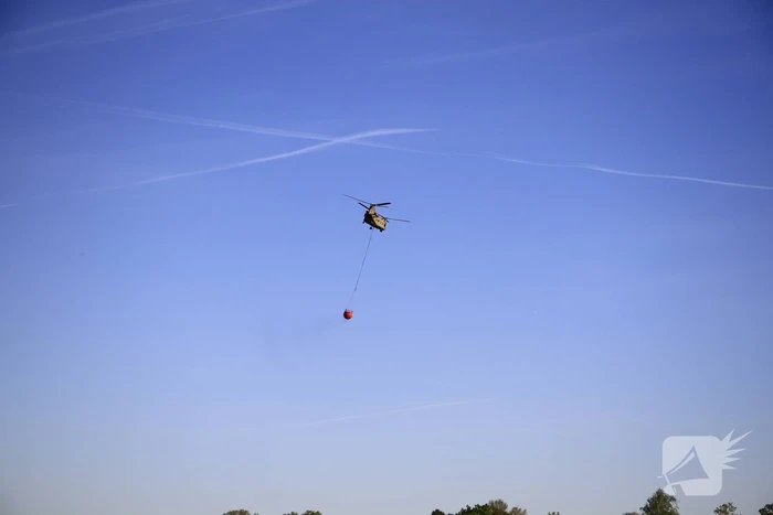 Heidebrand op oefenterrein Defensie snel opgeschaald