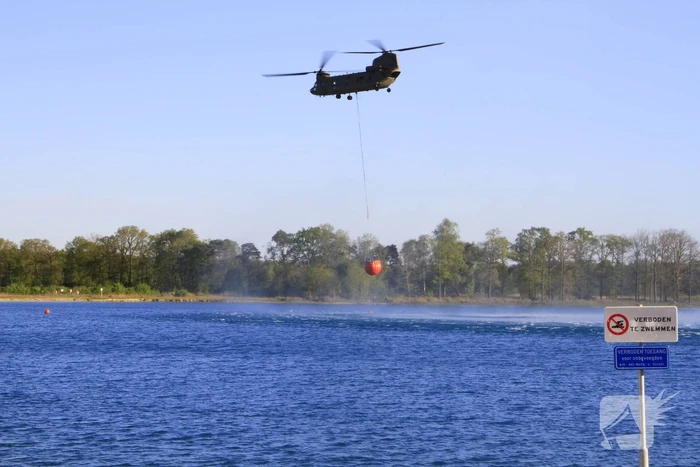 Heidebrand op oefenterrein Defensie snel opgeschaald